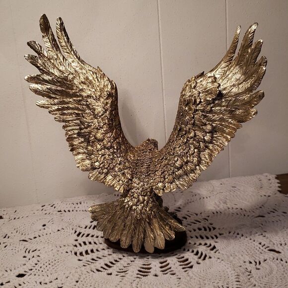 Bradford Exchange "Majestic Sentinels" from On Eagle's Wings Collection Statue - Picture 4 of 8